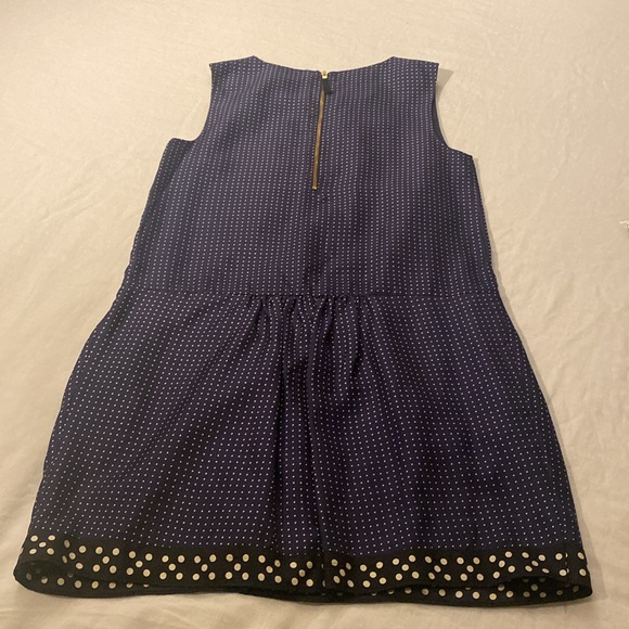 J.Crew Crewcuts Girls Pure silk Navy Dress size 14 - Picture 9 of 10
